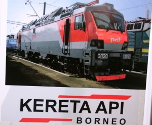 Proyek pembangunan Kereta Api Borneo. (Subur - Humas Setkab PPU)