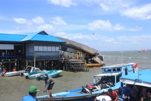 Pelabuhan “Speedboat” milik Dishubbudpar Kominfo Kabupaten Penajam Paser Utara