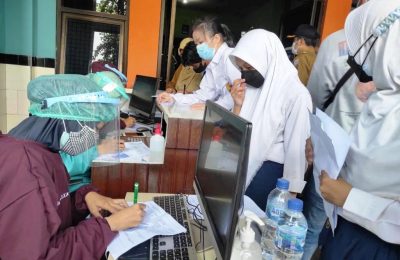 Dok. Pendaftaran Vaksinasi Pelajar di Balikpapan.
