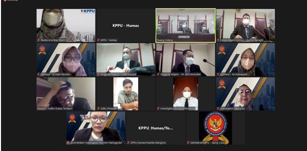 Sidang putusan KPPU. (Ist)