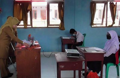 Suasana Pembelajaran Tatap Muka Perdana di Kabupaten Berau, (Nr)