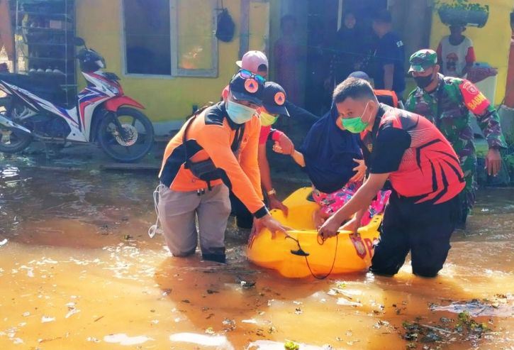 Banjir BPBD Kabupaten Penajam Paser Utara. (Ist)