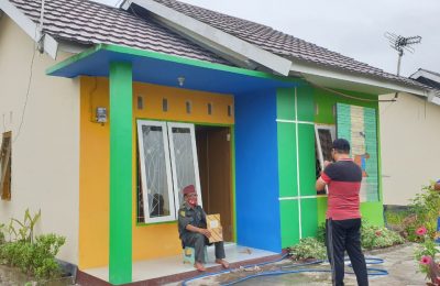 Rumah layak huni bantuan Pemerintah Provinsi Kalimantan Tengah untuk anggota legiun veteran. (Ist)