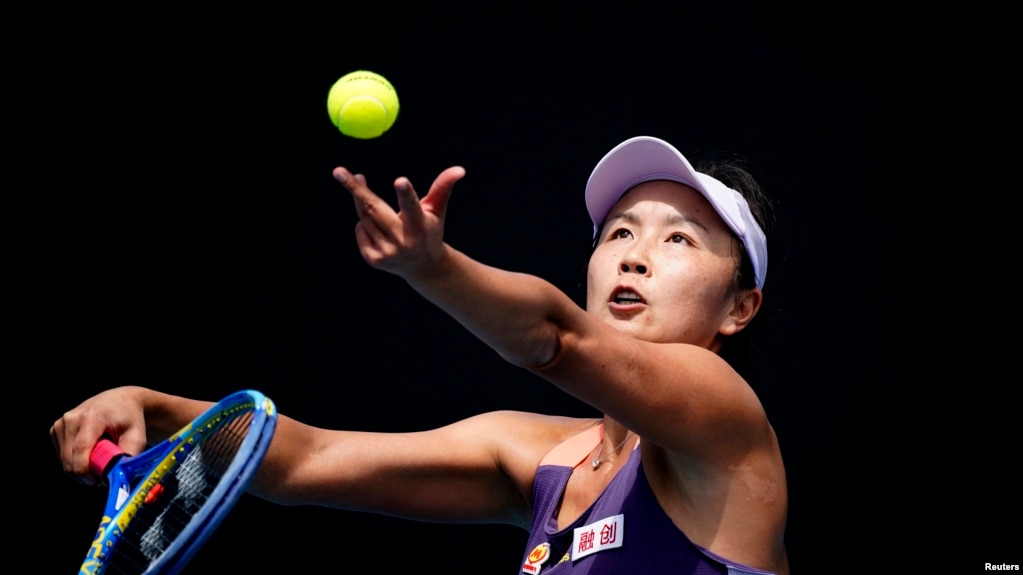 Petenis China Peng Shuai saat berlaga di Australia Terbuka, 21 Januari 2020.