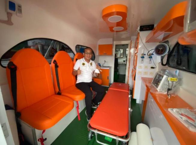 Unit ambulans sungai milik Dinas Kesehatan Kota Banjarmasin. (Ist)