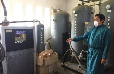 Unit mesin generator oksigen yang Menunggu persikan. (Ist)