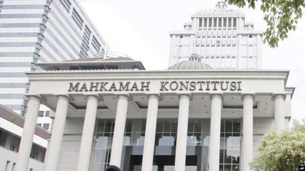 Gedung Mahkamah Konstitusi, Jakarta, 14 Juni 2019. (Foto: AP)