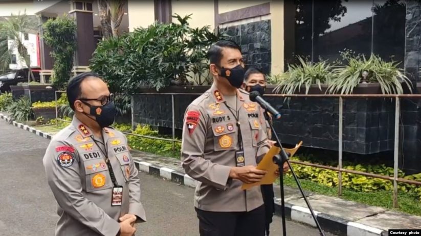 Kapolda Sulawesi Tengah Irjen Pol Rudy Sufahriadi saat menyampaikan hasil uji balistik di STIK-PTIK Jakarta, Rabu (2/3/2022) (Foto: Humas Polda Sulawesi Tengah)