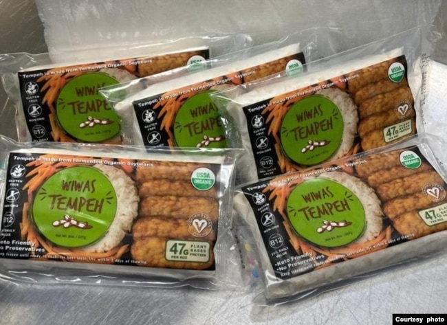 Tempe produksi produksi Wiwas Tempeh, Houston, Texas (foto: courtesy).