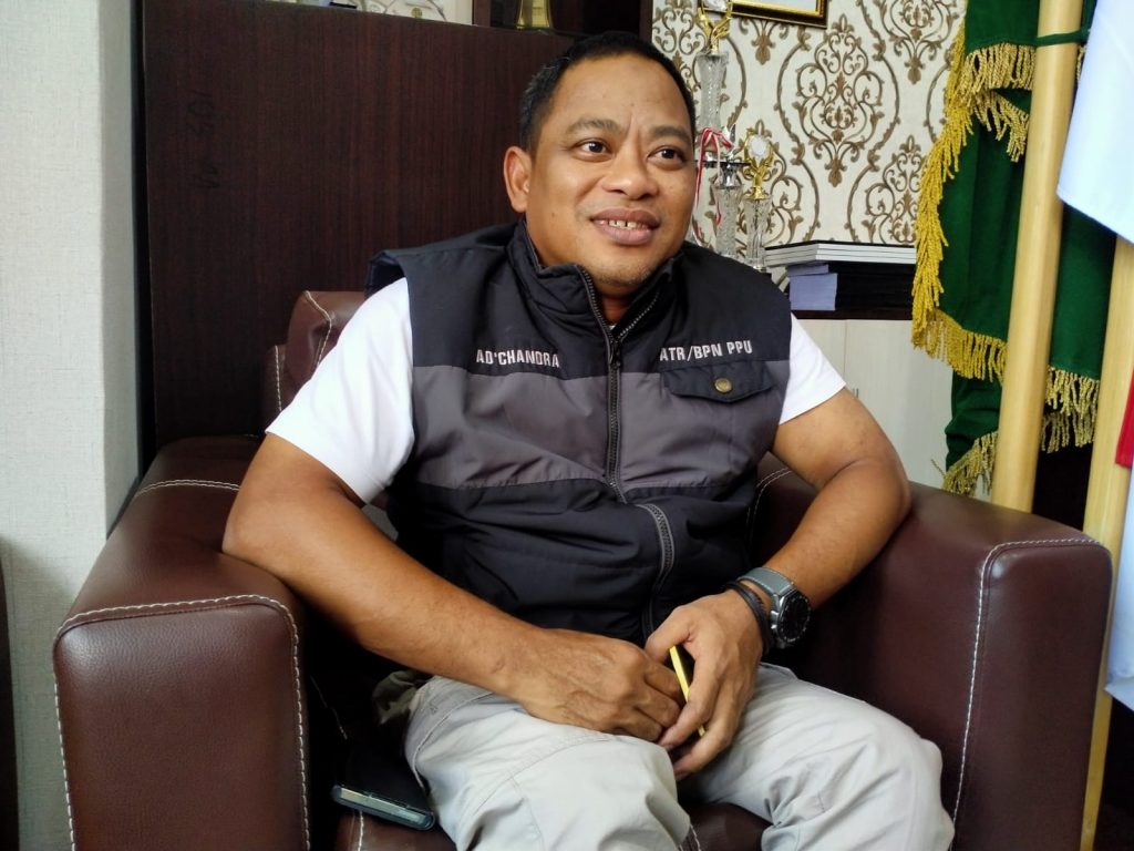 Kepala Badan Pertanahan Nasional Kabupaten PPU, Ade Chandra Wijaya. (ESY)