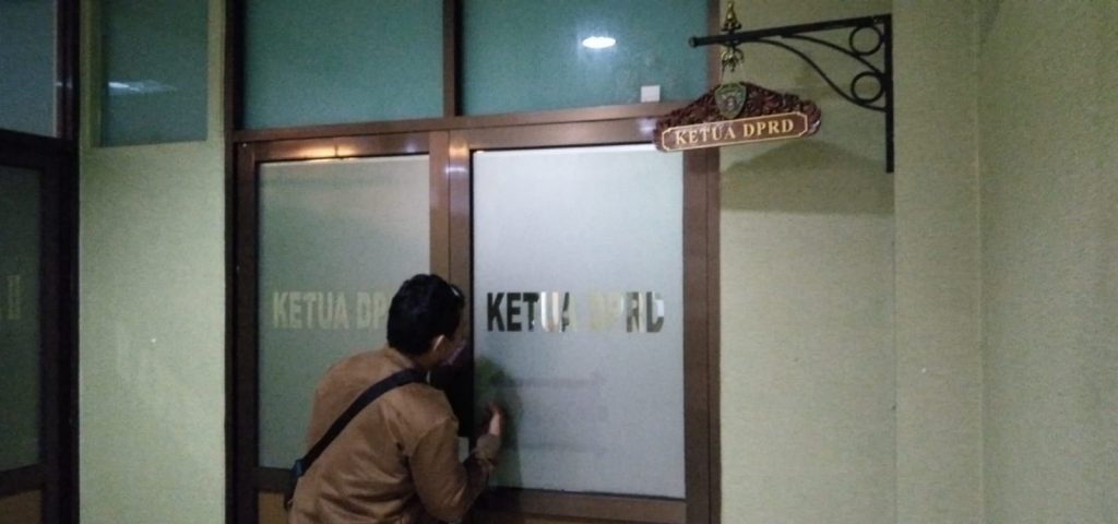 Ruangan Ketua DPRD Kabupaten PPU. (ESY)