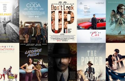 Film-film yang berhasil meraih nominasi Oscar 2022 (dok: Focus Features/Apple TV+, Netflix, Janus Films & Sideshow, Warner Bros. Pictures, Warner Bros. Pictures, Searchlight Pictures, Netflix, 20th Century Films via AP)