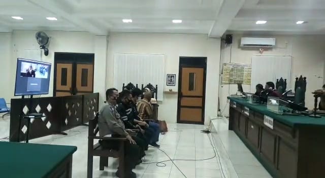Sidang Kecelakaan Maut Simpang Muara Rapak, Senin (6/6) Siang berlangsung di Ruang Sidang Utama Pengadilan Negeri Balikpapan. (Ist)