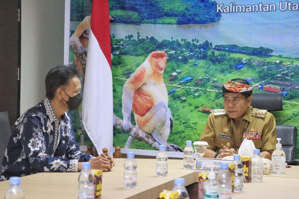 Gubernur Drs. H. Zainal Arifin Paliwang, S.H., M.Hum menerima audiensi bersama pemimpin agama dari para Pendeta Gereja Masehi Advent Hari ke Tujuh (GMAHK) se-Kalimantan Utara. (Ist)