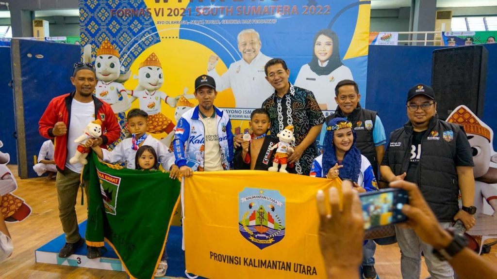 Tim Kontingen Fornas Kaltara di Palembang. (Ist)