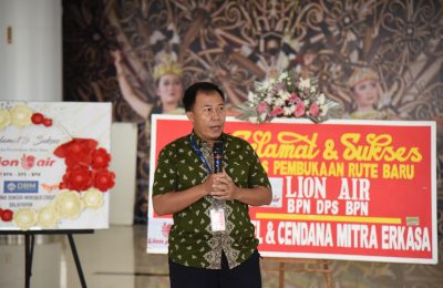Acara inaugural tersebut dilaksanakan di area ruang tunggu keberangkatan (Gate 1) Bandara SAMS Sepinggan Balikpapan. (Ist)