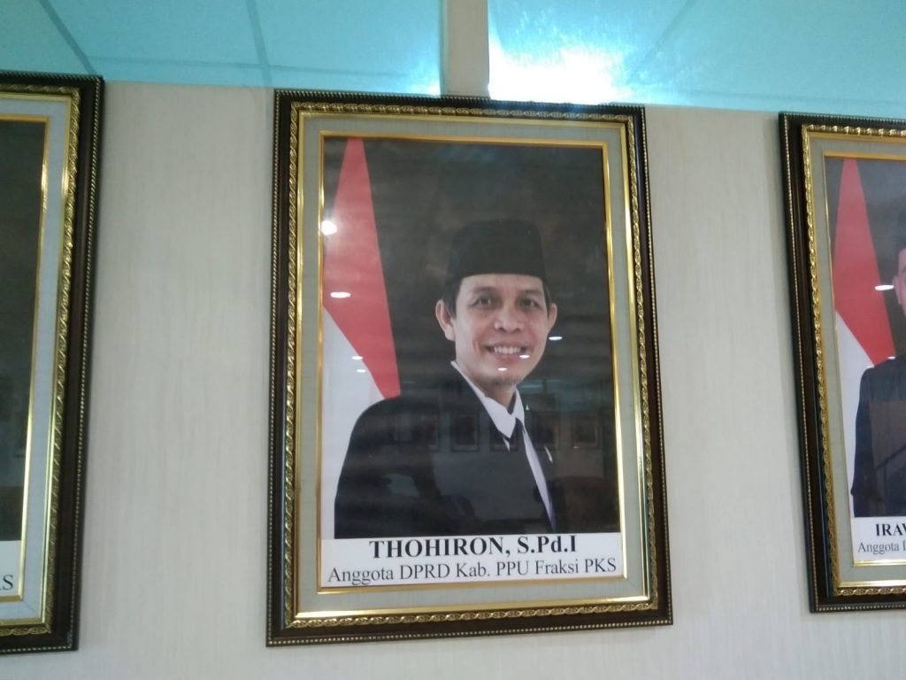 Thohiron, Anggota Pansus II DPRD Kabupaten PPU. (ESY)