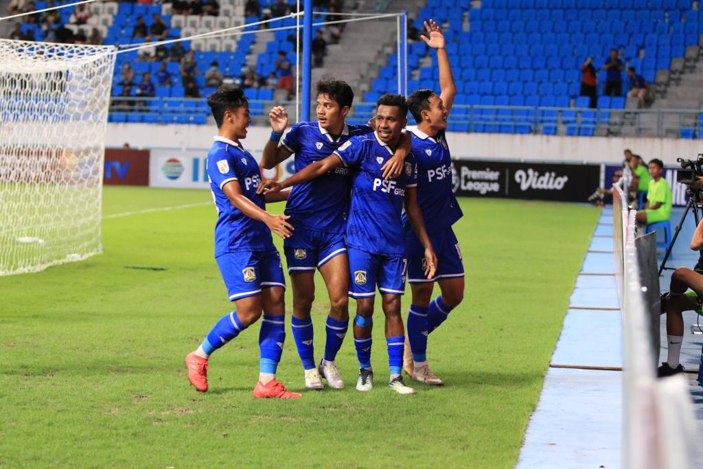 Tim Persiba merayakan gol saat menghadapi Kalteng Putra. (Ist)
