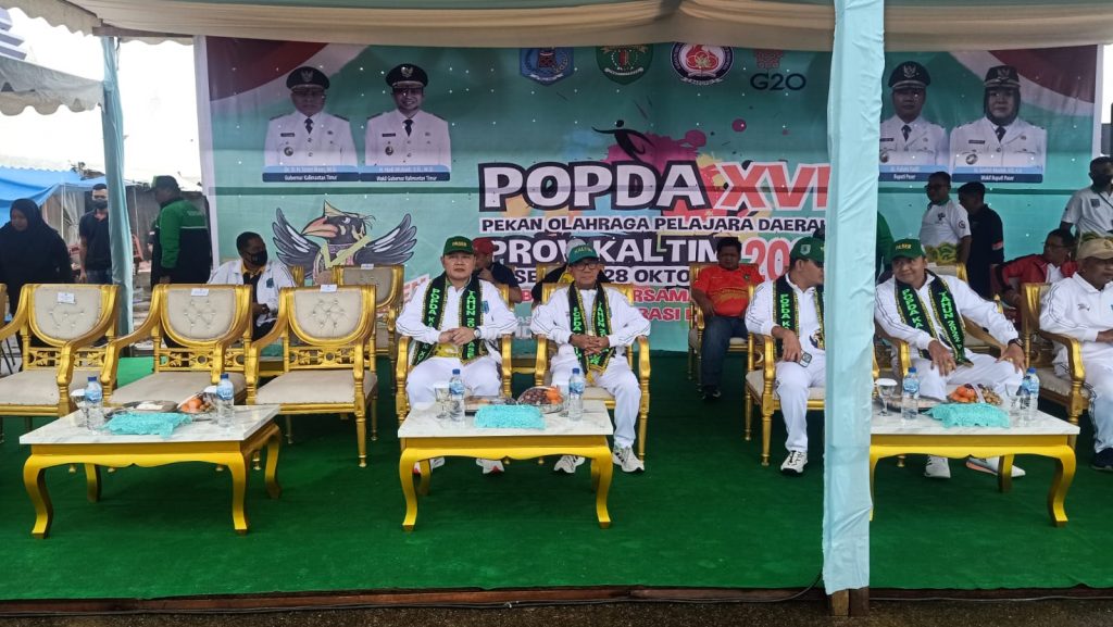 Popda ke XVI Kaltim 2022 resmi dibuka. (TBS)