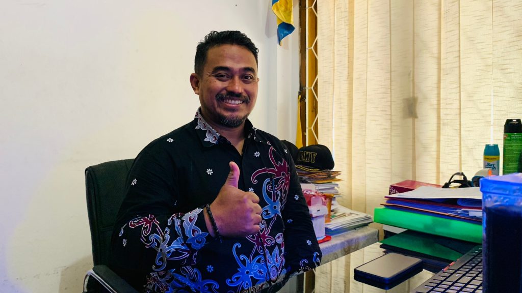 Lurah Karang Jati Guntar Gunawan. (Ist)