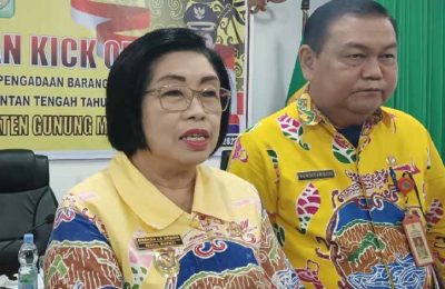 Wakil Bupati Gunung Mas Efrensia L.P Umbing. (Ist)