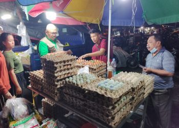 Pemantauan Sembako di Palangka Raya. (Ist)