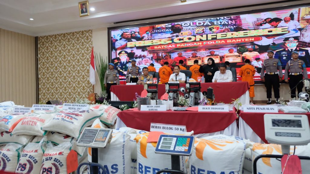 Pelaku penyimpangan distribusi Operasi Pasar ditangkap. (Ist)
