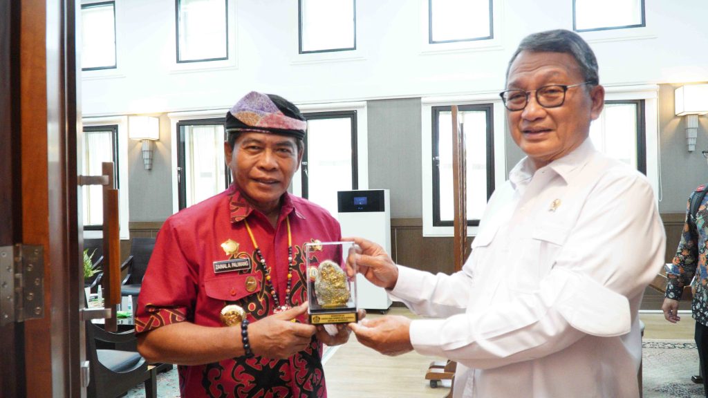 Gubernur Kaltara, Zainal A Paliwang beraudiensi bersama Menteri Energi Sumber Daya Mineral (ESDM) RI, Arifin Tasrif. (Ist)