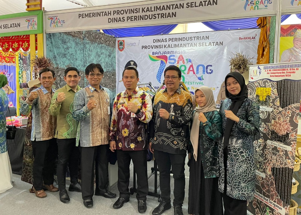 Kegiatan Banjarmasin Sasirangan Festival (BSF) yang diinisiasi oleh Dekranasda Kota Banjarmasin. (Ist)