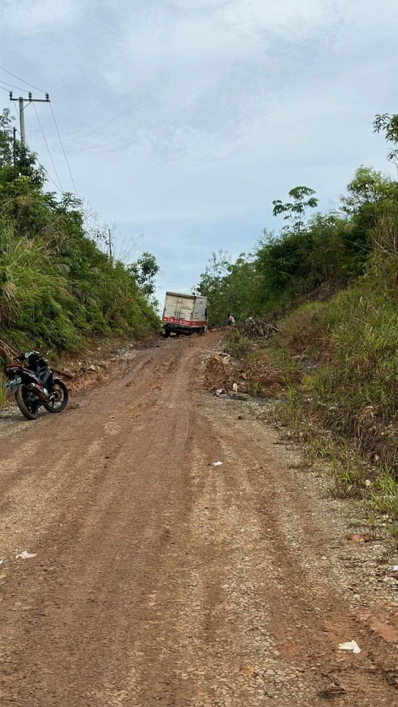 Kondisi Jalan Gersik-Jenebora. (Ist)