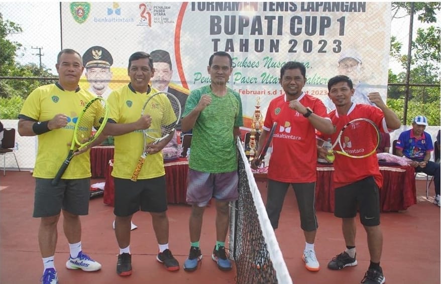 Turnament Tenis Bupati Cup 1 Tahun 2023. (Ist)