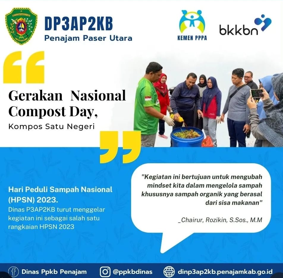 Compost Day ala DP3AP2KB Kabupaten PPU. (Ist)