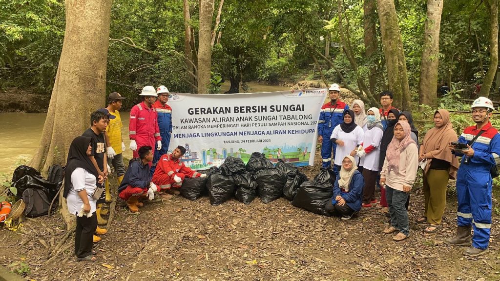 Gerakan Bersih Sungai (GBS), Jumat (27/2/23). Kegiatan yang bertajuk “Menjaga Lingkungan, Menjaga Aliran Kehidupan”. (Ist)