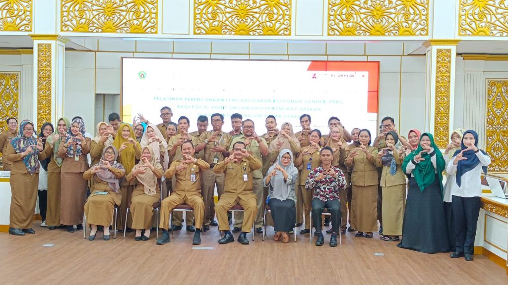 Pelatihan Perencanaan Penganggaran Responsif Gender (PPRG) Bagi Focal Point. (ESY)