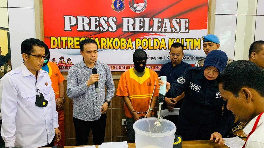 Pemusnahan Barang Bukti (BB) Narkoba Jenis Sabu-sabu. (Ist)