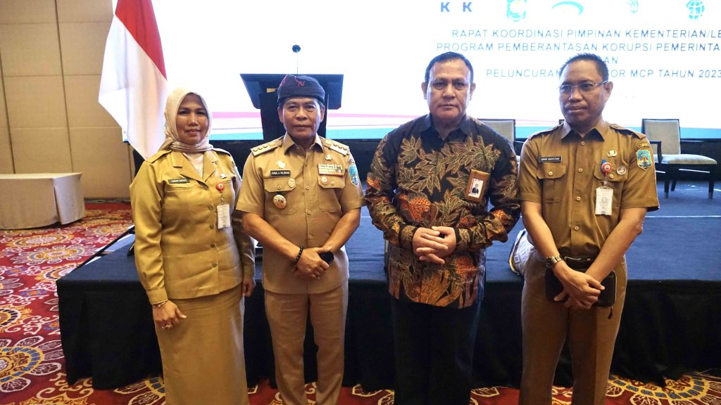 Rakor Pemberantasan Korupsi dan Peluncuran Indikator MCP 2023. (Ist)