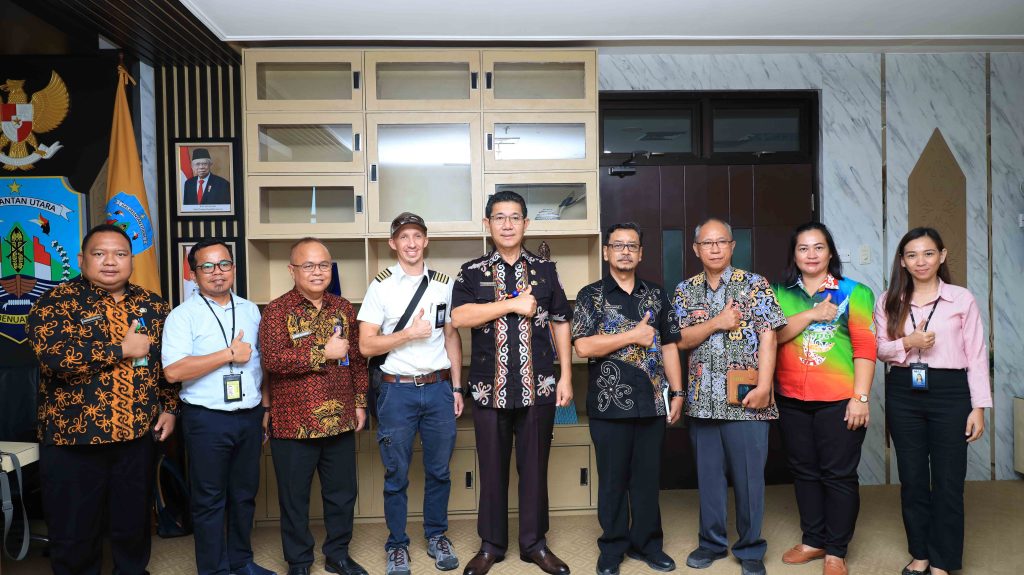 Wagub Kaltara Sambut Perwakilan MAF Indonesia. (Ist)