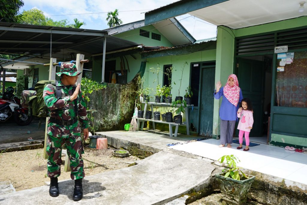 Satgas TMMD Ke 116 Rela Tinggalkan Keluarga. (Ist)