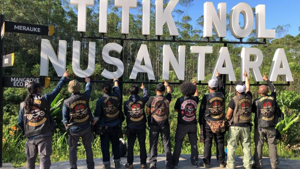 Tim Reborn Borneo Exploridetion Tiba di Titik Nol IKN. (Ist)