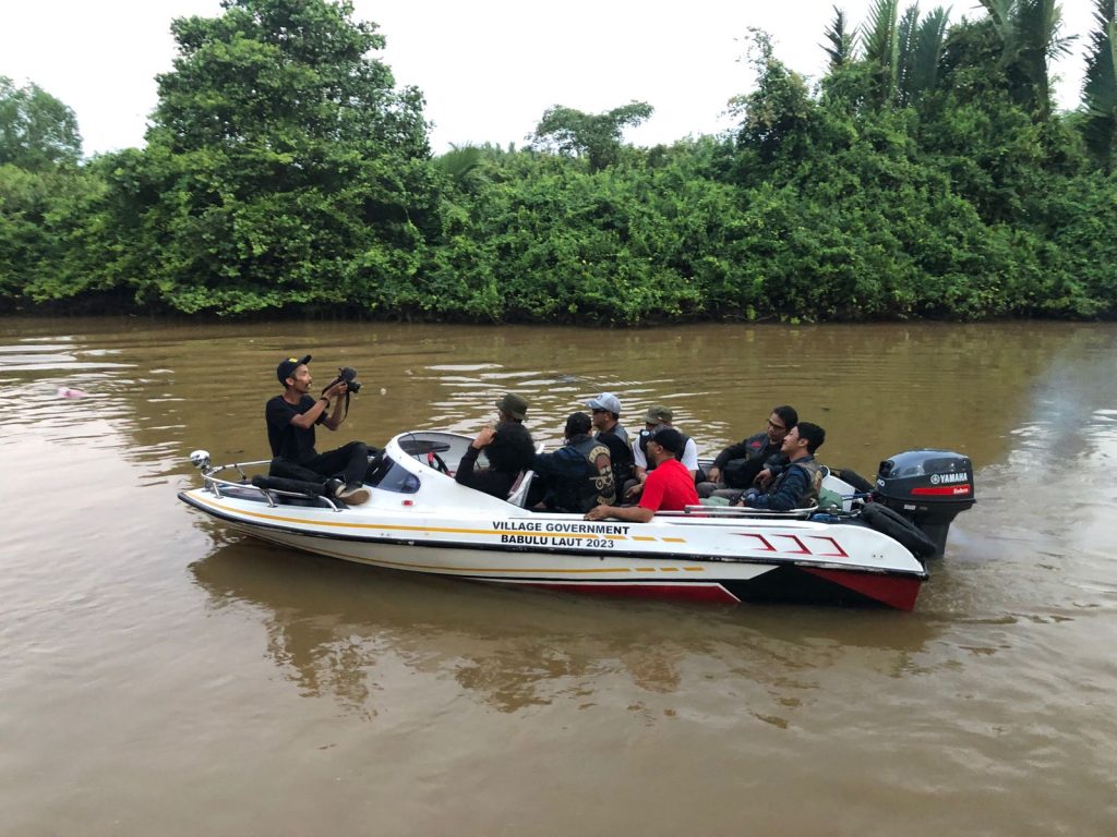 Tim Reborn Borneo Exploridetion mengunjungi Babulu Laut. (Ist)