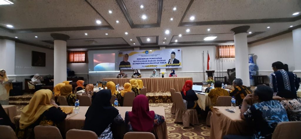 Diseminasi Penguatan Revitalisasi Bahasa Daerah (RBD) oleh Kantor Bahasa Provinsi Kalimantan Timur. (Ist)