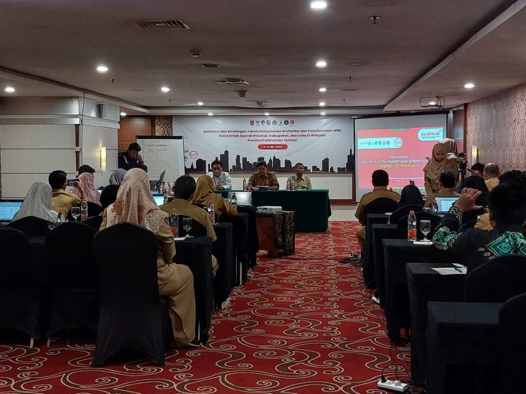 Bimbingan Teknis Penyusunan Arsitektur dan Peta Rencana SPBE. (Ist)