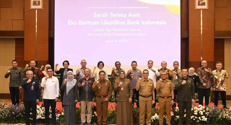 Serah Terima Aset Eks Bantuan Likuiditas Bank Indonesia. (Ist)