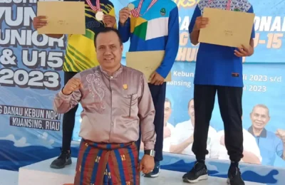 Atlet dayung Kaltim asal Paser, Rengga (Peringkat 2). (Ist)
