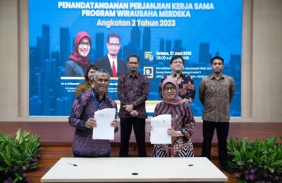Perguruan Tinggi Pelaksana (PTP) Program Wirausaha Merdeka (WMK) Tahun 2023. (Ist)
