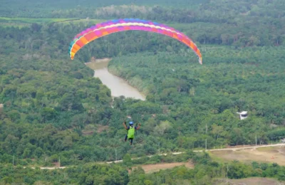 Atlet paralayang Kabupaten Paser. (Ist)