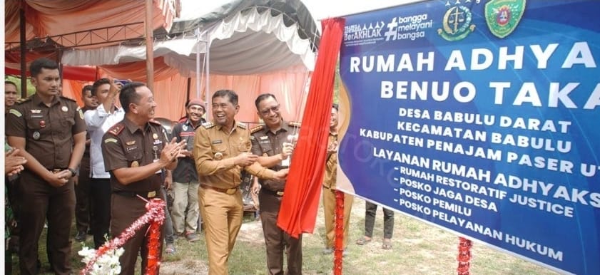 Rumah Adhyaksa Benuo Taka Diresmikan. (Ist)