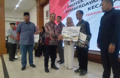 PT Pertamina Hulu Mahakam (PHM) menyerahkan Program Bantuan Pendidikan Mahakam. (Ist)