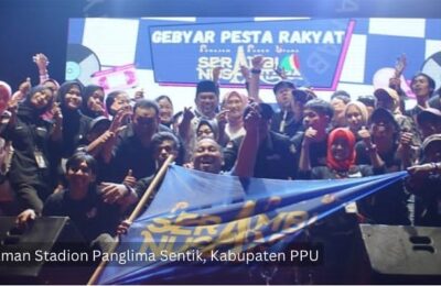 Malam Gebyar Pesta Rakyat Serambi Nusantara Kabupaten Penajam Paser Utara. (Ist)