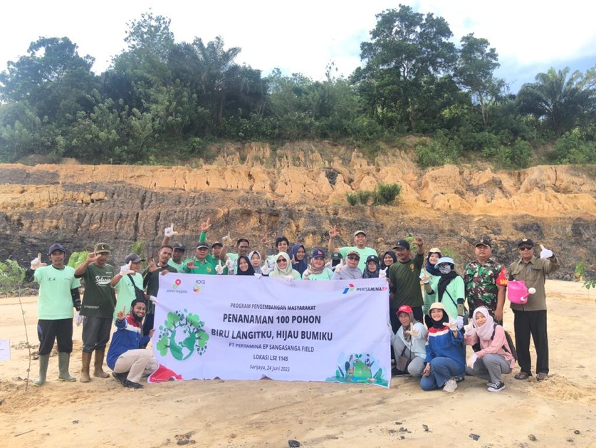 Pertamina EP Sangasanga Dukung Pelestarian Lingkungan. (Ist)